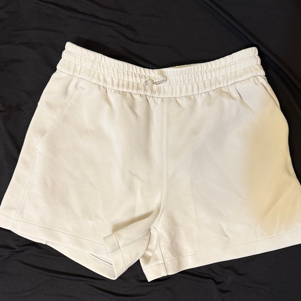 Lululemon Athletica Cream Athletic Shorts